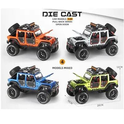 off-road Rock Climber Jeep vehicle 1:24 Diecast Scale Model