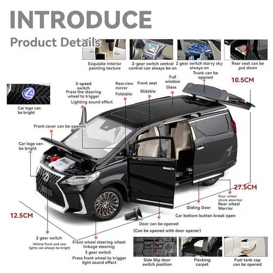 TOYOTA LEXUS LM300 1:18 diecast Scale Model