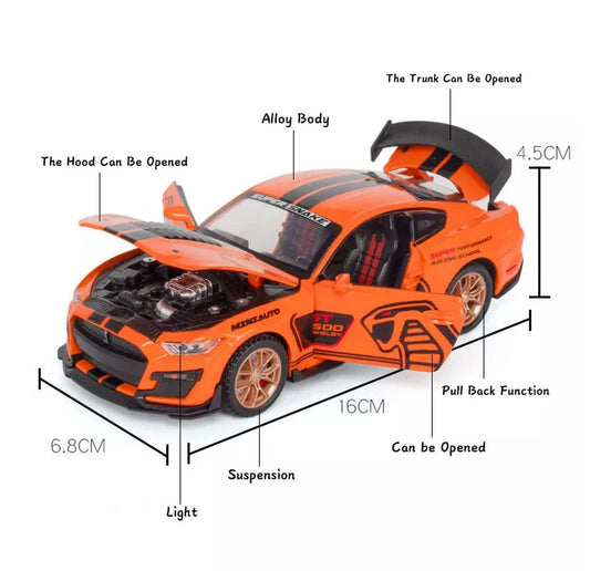 Ford Mustang Shelby GT500 1:24 Diecast Scale Model Car
