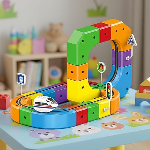 51pcs Electric Train - STEM Educational Flexible Race Track