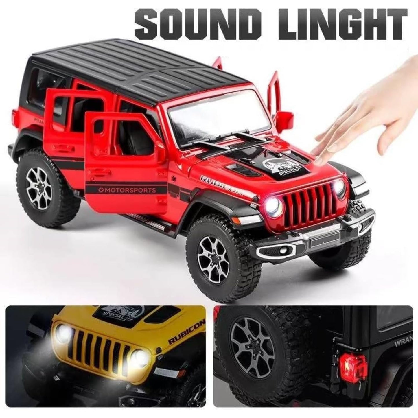Jeep Wrangler Thar 1:24 Diecast Scale Model Car