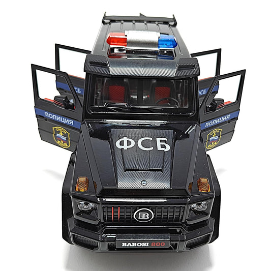 Mercedes-Benz G-Wagon Brabus police 1:24 diecast scale model car