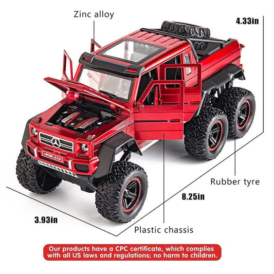 Mercedes Benz G63 AMG 6x6 1:24 Diecast Scale Model Car
