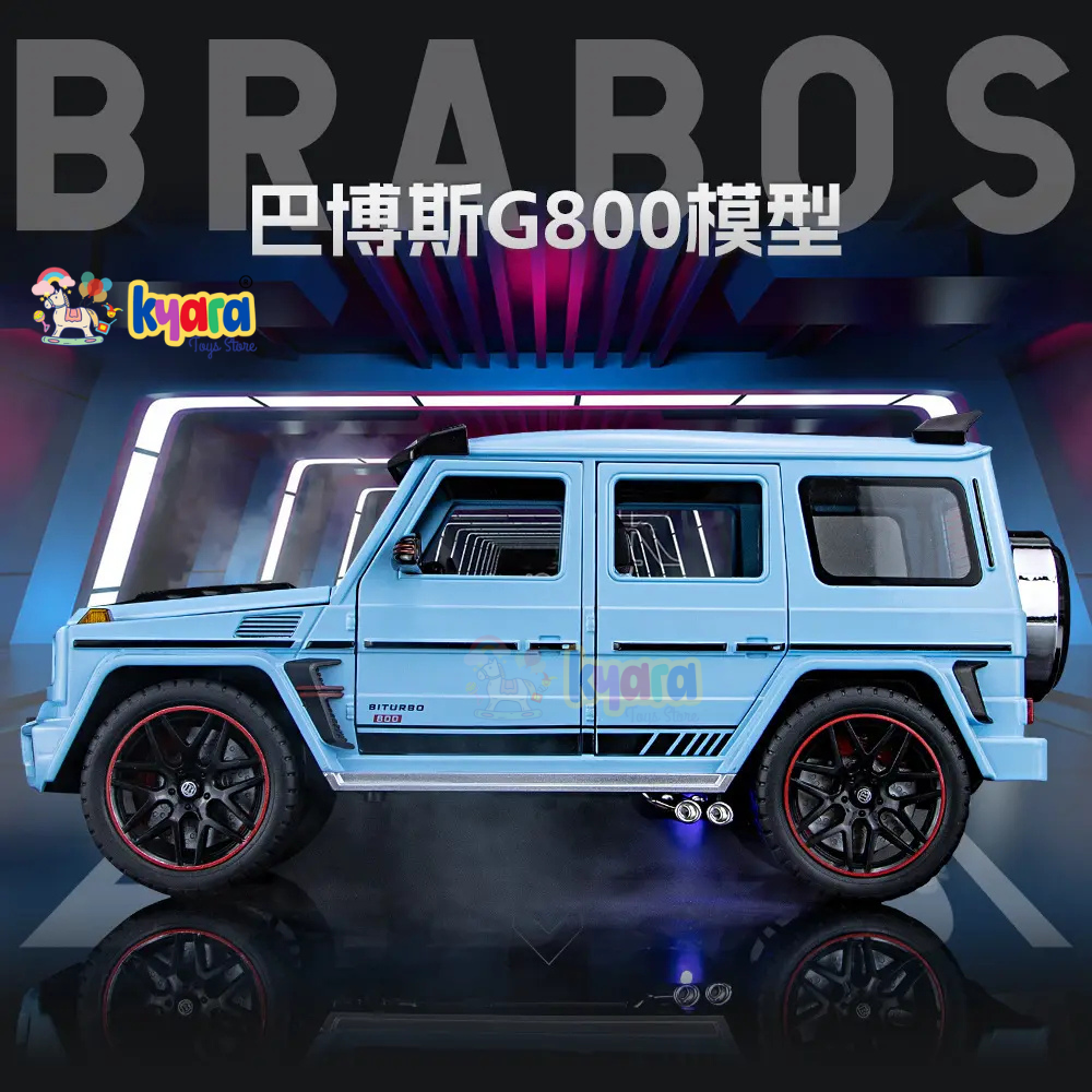 Mercedes-benz G800 124 Scale Model Diecast Metalcar - All Size