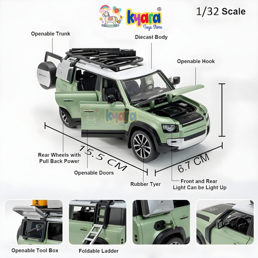Land Rover Defender 110 1:24 Diecast Scale Model Car