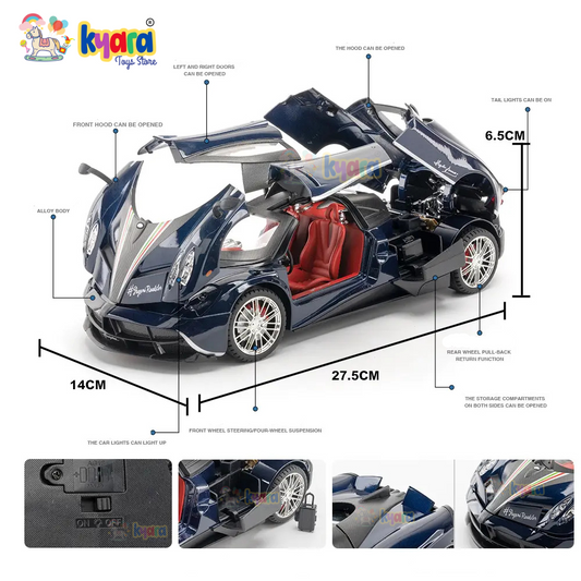Pagani Huayra 1:18 Scale Model Diecast Metalcar