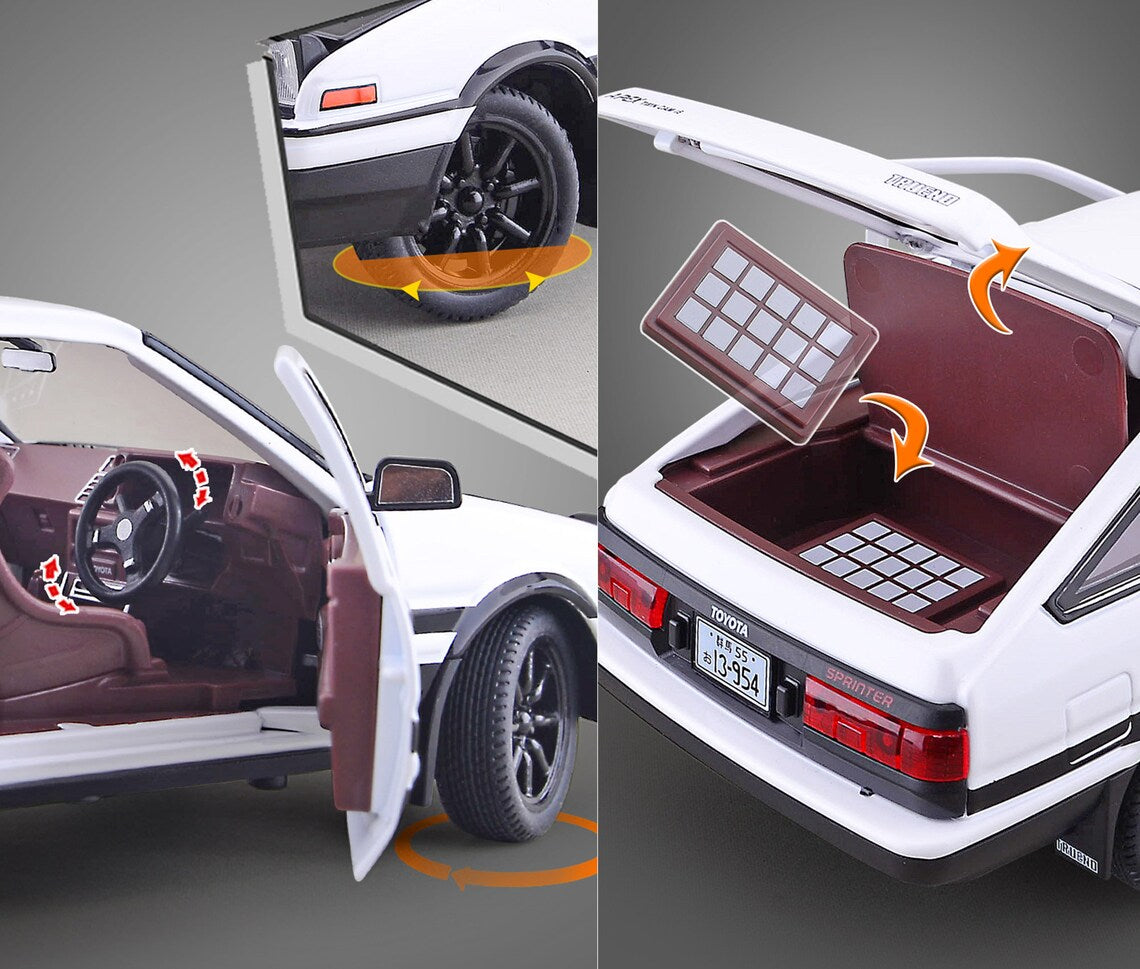 Toyota Ae-86 1:24 Diecast Scale Model Car