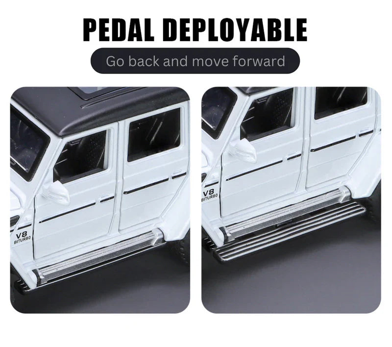 Mercedes-benz G63 Pick-up Trailer 1:24 Diecast Scale Model Car
