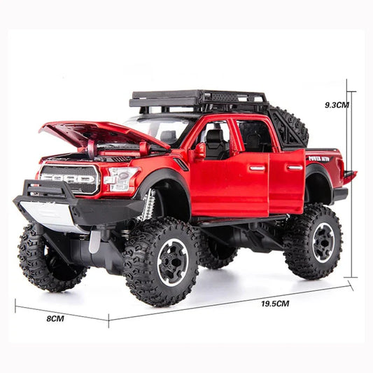 Ford Raptor F-150 Suv 1:24 Diecast Scale Model Car