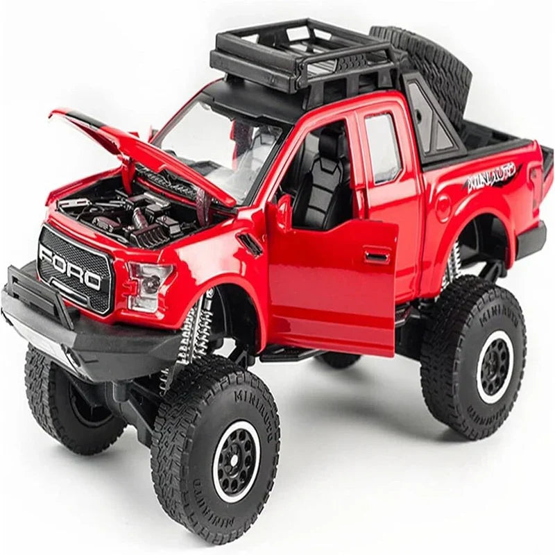 Ford Raptor F-150 Suv 1:24 Diecast Scale Model Car