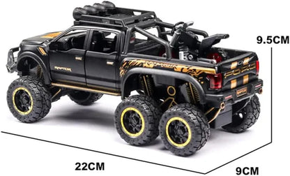 Ford F-150 Raptor 6X6 pickup truck 1:24 Diecast Scale Model