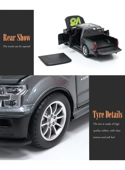 Ford F-150 Raptor pickup truck 1:24 Diecast Scale Model