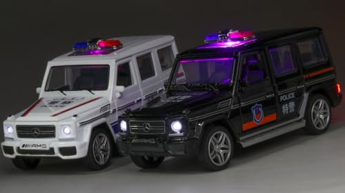 Mercedes Amg G65 Police 1:24 Diecast Scale Model Car