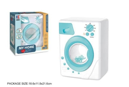 Real Life Lights Sounds Washing Machine Toys Play set Children Pretend Play Housekeeping Cleaning Set Toy For Kids | Electric Household Water Drum MACHINE