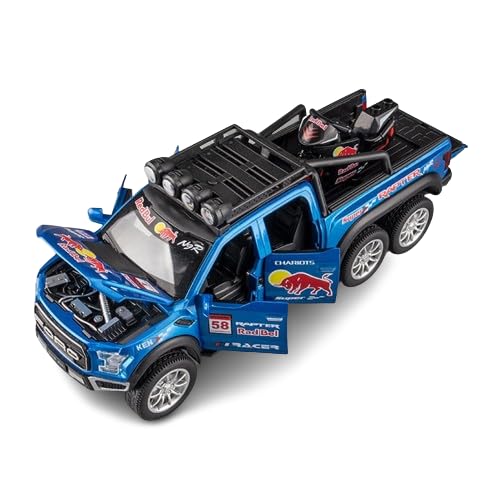Ford Raptor Red Bull F150 1:24 Diecast Scale Model Car