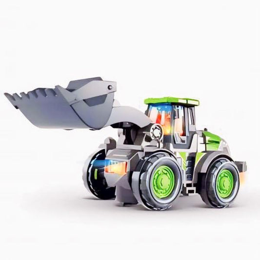 SIMULATION ELECTRIC SOUND AND LIGHT UNIVERSAL EXCAVATOR BULLDOZER ENGINEERING CAR LIGHTING MUSIC CHILDREN'S TOYS BIRTHDAY GIFT  PACK OF 1