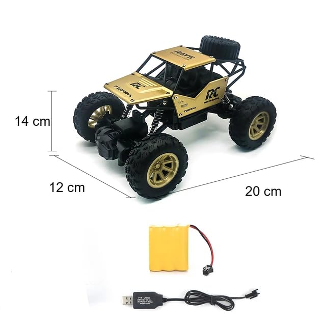 RC Monster Truck, with Gun Remote, 1:18 Scale 2.4 Ghz