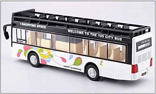 Double-Decker Sightseeing Bus Diecast Scale Model