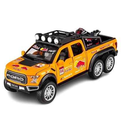Ford Raptor Red Bull F150 1:24 Diecast Scale Model Car