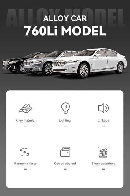 BMW 760li 1:24 Diecast Scale Model Car