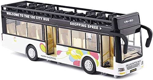 Double-Decker Sightseeing Bus Diecast Scale Model