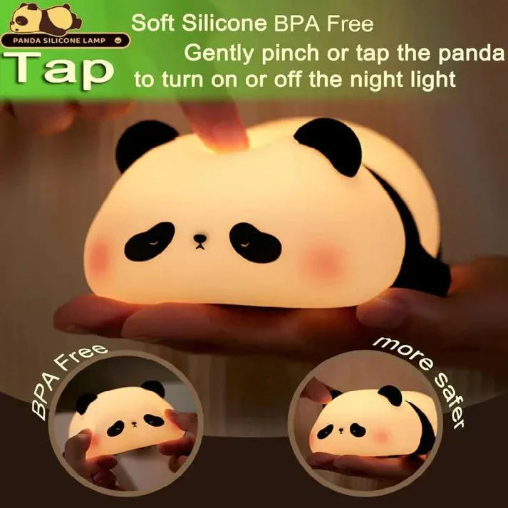 Cute Panda - Silicone Night Lamp