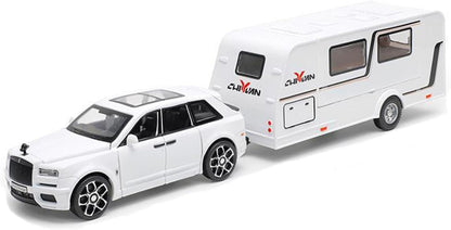 Rolls Royce Cullinan Trailer 1:24 Diecast Scale Model Car