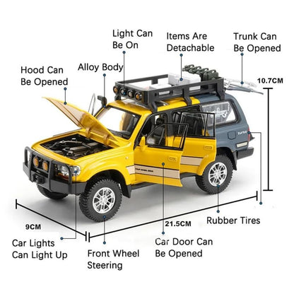 Toyota Land Cruiser LC80 1:24 Diecast Scale Model Car
