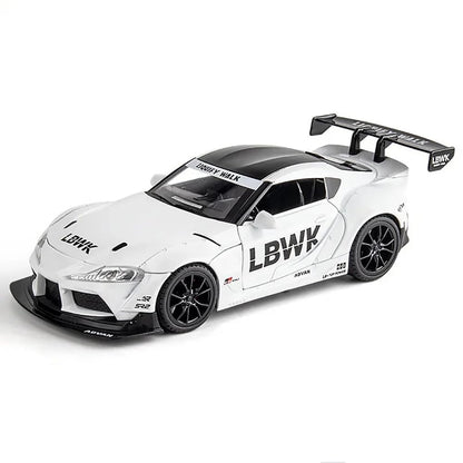 Toyota Supra Gr Lbwk 1:24 Diecast Scale Model Car