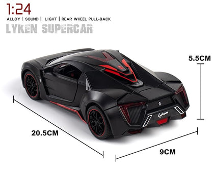 Lykan Hypersport 1:24 Diecast Scale Model Car