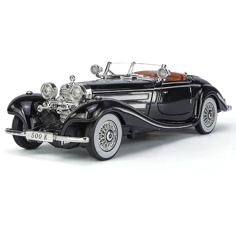1936 Mercedes Benz 500K Vintage 1:24 Diecast Scale Model Car
