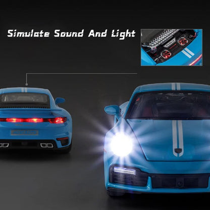 Porsche 911 Turbo S sports car 1:24 Diecast Scale Car