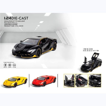 Lamborghini Centenario Lp770 1:24 Diecast Scale Model Car