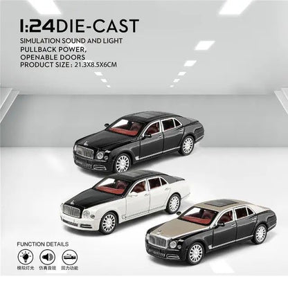 Bentley Mulsanne 1:24 Diecast Scale Model Car