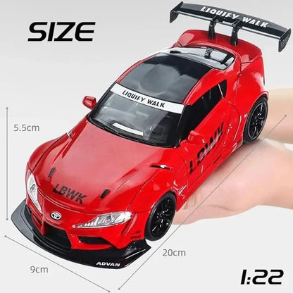 Toyota Supra Gr Lbwk 1:24 Diecast Scale Model Car