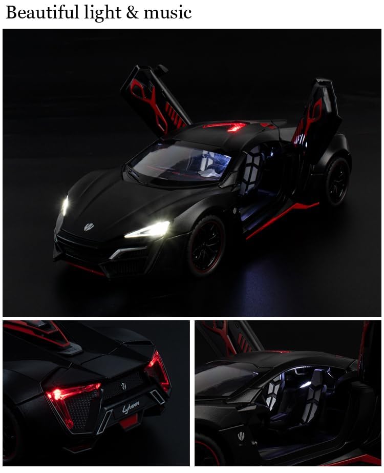 Lykan Hypersport 1:24 Diecast Scale Model Car