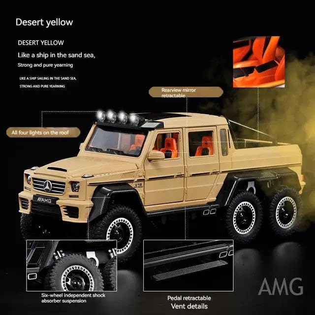 Mercedes Benz G63 AMG 6x6 1:24 Diecast Scale Model Car