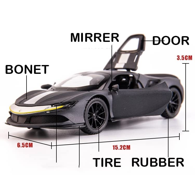 Ferrari Sf90 1:24 Diecast Scale Model Car