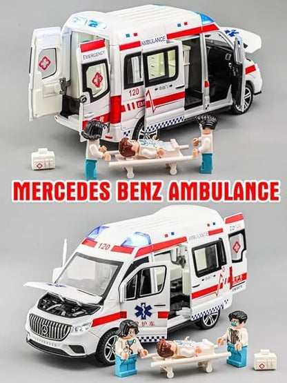 Mercedes Benz Ambulance Van 1:24 Diecast Scale Model Car