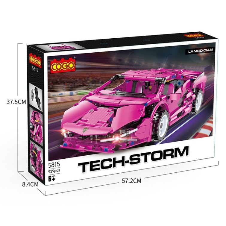 Lambo Cian 1:18 Scale Supercar Building Blocks Set