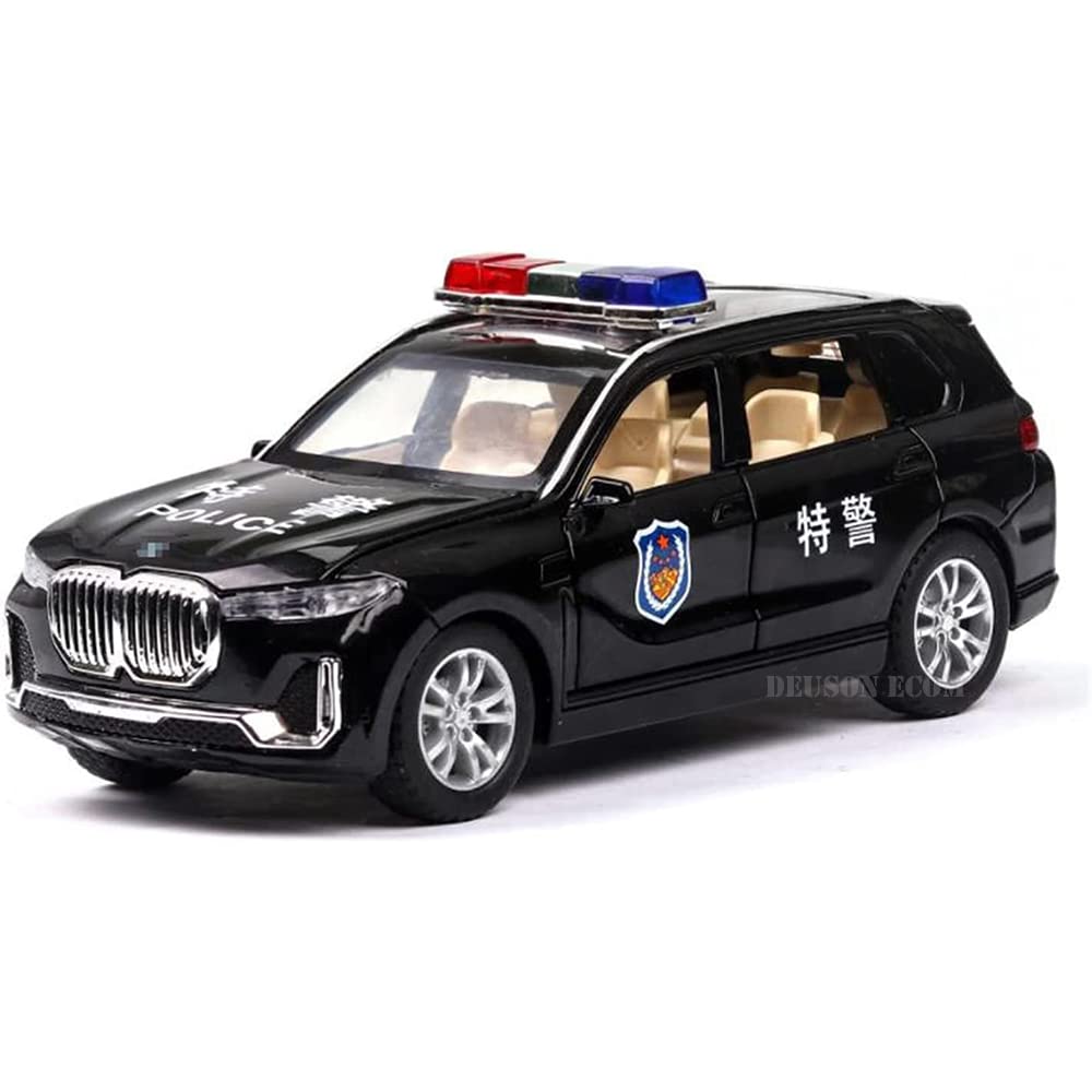 Toyota Land Cruiser LC300 Police Car 1:24 Diecast Scale Model Car