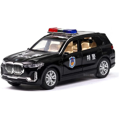 Toyota Land Cruiser LC300 Police Car 1:24 Diecast Scale Model Car