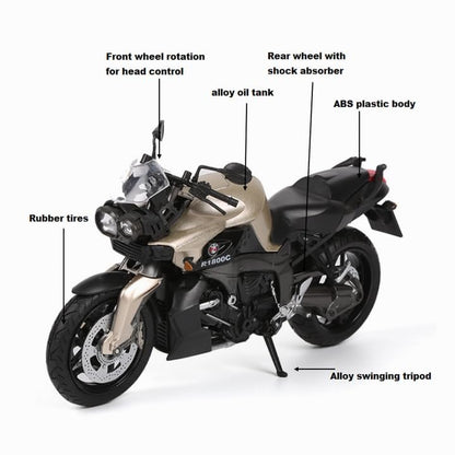 Bmw R1800c 1:24 Diecast Scale Model Car