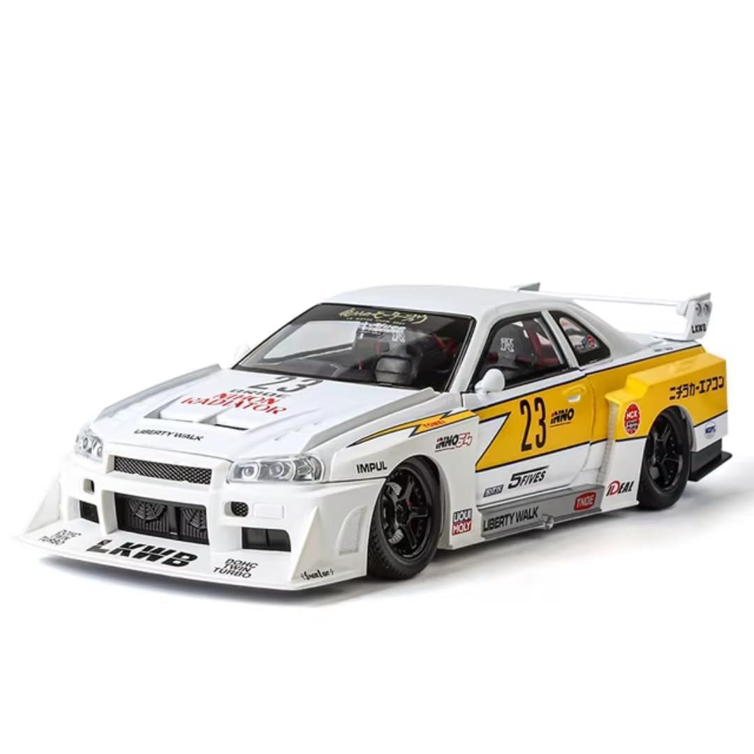 Nissan LBWK GTR R34 1:24 Diecast Scale Model Car