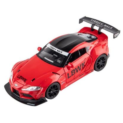Toyota Supra Gr Lbwk 1:24 Diecast Scale Model Car