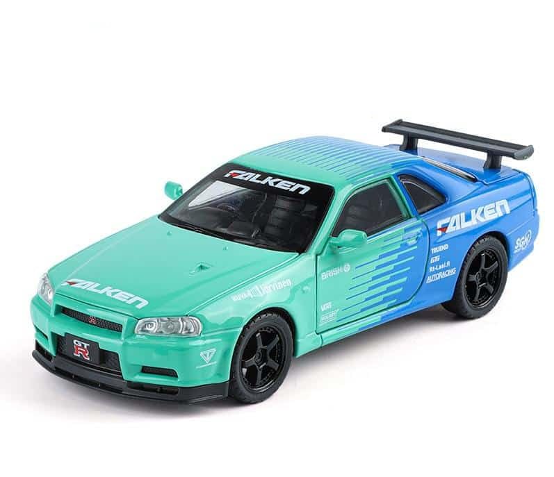 Nissan Skyline GTR R34 1:24 Diecast Scale Model Car