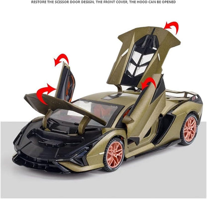 Lamborghini Sián FKP 37 Collectible 1:24 Diecast Scale Model Car