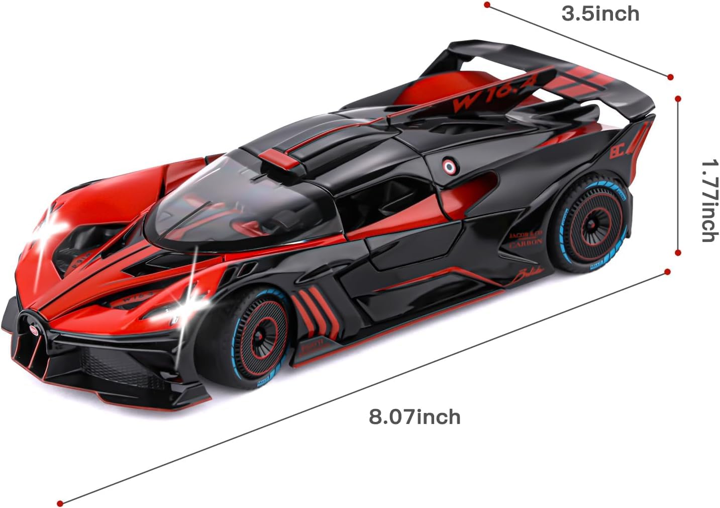 Bugatti Bolide 1:24 Diecast Scale Model Car