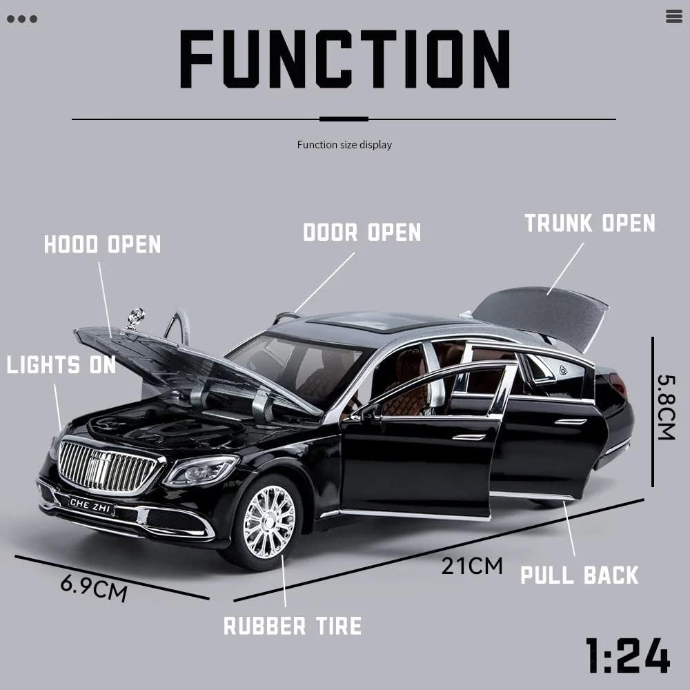 Mercedes Benz Maybach S600 1:24 Diecast Scale Model Car