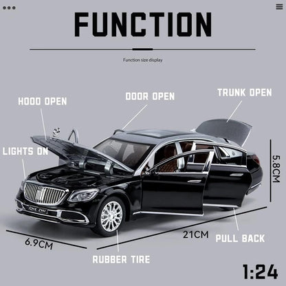 Mercedes Benz Maybach S600 1:24 Diecast Scale Model Car